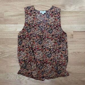 Evereve Smocked Floral Top